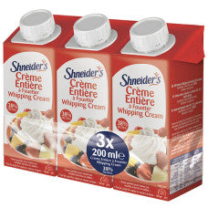 Whipping cream 3x200ML