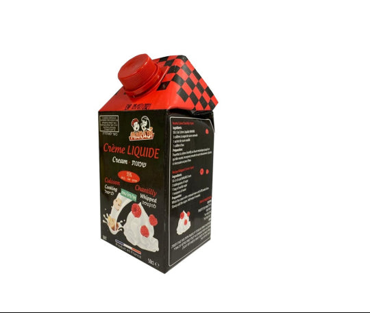 - Crème liquide 50cl